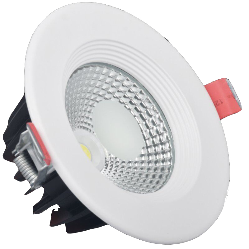 COB downlight med en lille matteret cirkel i midten 3W til 60W